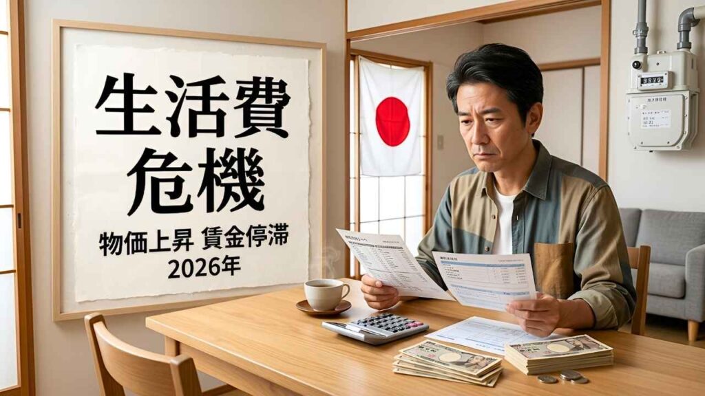 日本の生活費2026|物価上昇と賃金停滞で家庭が直面する課題