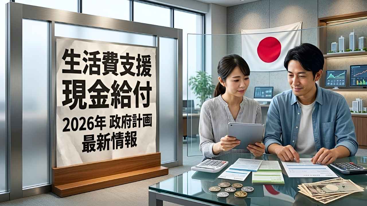 日本の生活費支援2026|政府が計画する新しい現金給付と家計への影響
