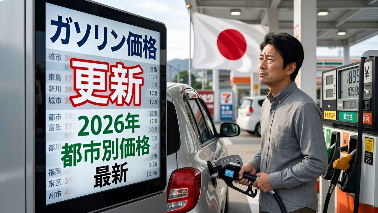 日本のガソリン価格2026｜最新燃料料金と都市別ドライバー向け情報