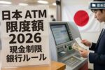 2026年ATM引き出し制度改正｜日本の銀行が発表した1日の現金制限と利用者への影響